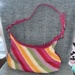 The Sak Rainbow Crochet Hobo Bag
